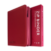 Vault X: 9-Pocket Exo-Tec® Zip Binder (Metallic Red)