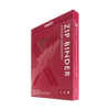 Vault X: 9-Pocket Exo-Tec® Zip Binder (Metallic Red)
