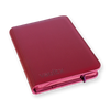 Vault X: 9-Pocket Exo-Tec® Zip Binder (Metallic Red)