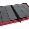 Vault X: 9-Pocket Exo-Tec® Zip Binder (Metallic Red)