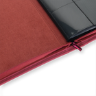 Vault X: 9-Pocket Exo-Tec® Zip Binder (Metallic Red)