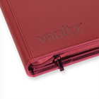 Vault X: 9-Pocket Exo-Tec® Zip Binder (Metallic Red)