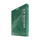 Vault X: 9-Pocket Exo-Tec® Zip Binder (Metallic Green)