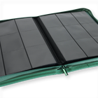 Vault X: 9-Pocket Exo-Tec® Zip Binder (Metallic Green)