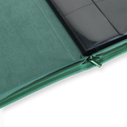 Vault X: 9-Pocket Exo-Tec® Zip Binder (Metallic Green)