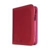 Vault X: 4-Pocket Exo-Tec® Zip Binder (Metallic Red)