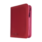 Vault X: 4-Pocket Exo-Tec® Zip Binder (Metallic Red)
