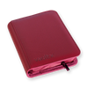 Vault X: 4-Pocket Exo-Tec® Zip Binder (Metallic Red)