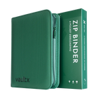 Vault X: 4-Pocket Exo-Tec® Zip Binder (Metallic Green)