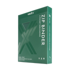 Vault X: 4-Pocket Exo-Tec® Zip Binder (Metallic Green)