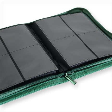 Vault X: 4-Pocket Exo-Tec® Zip Binder (Metallic Green)