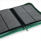 Vault X: 4-Pocket Exo-Tec® Zip Binder (Metallic Green)