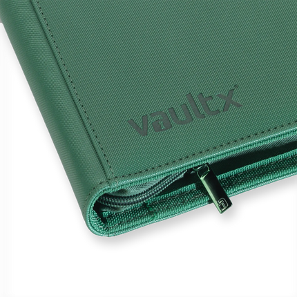 Vault X: 4-Pocket Exo-Tec® Zip Binder (Metallic Green)