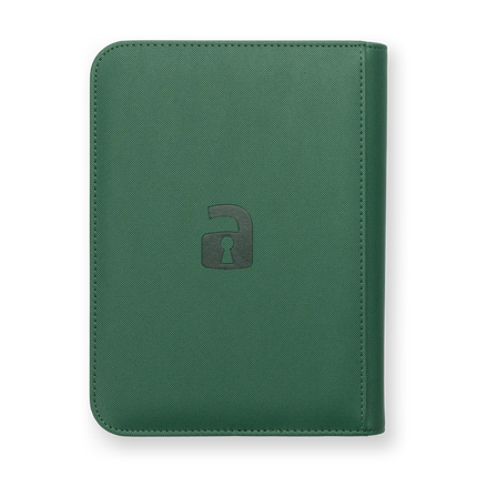 Vault X: 4-Pocket Exo-Tec® Zip Binder (Metallic Green)