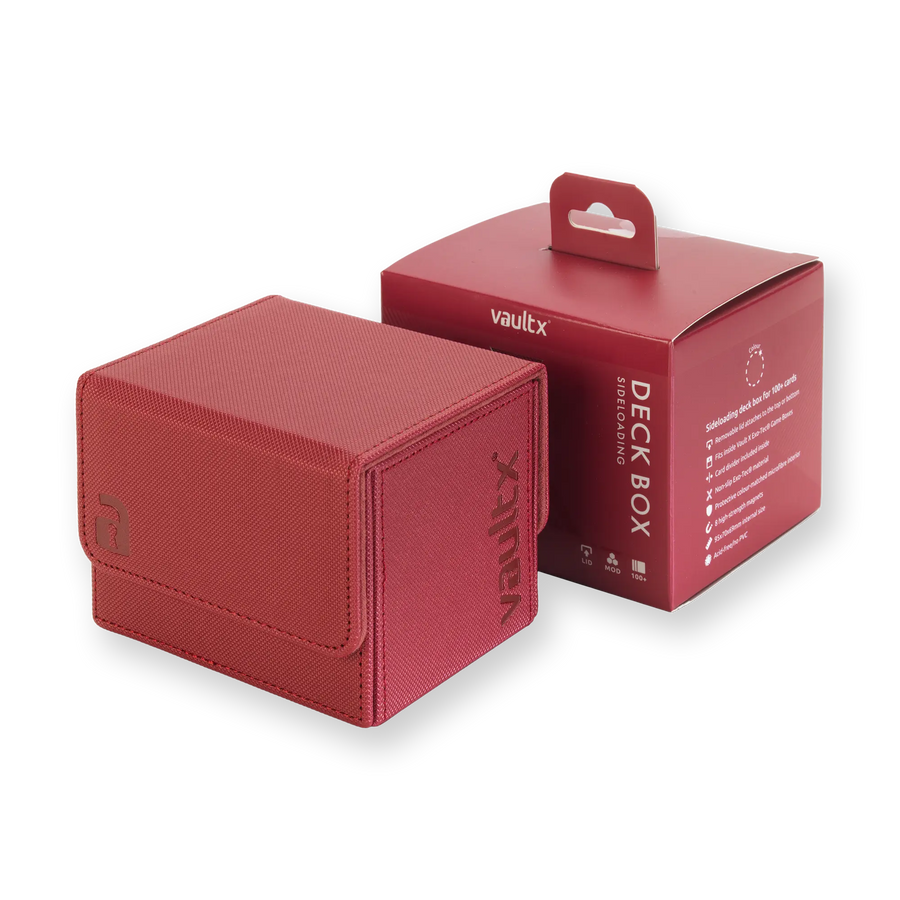 Vault X: Exo-Tec® Sideloading Deck Box 100+ (Metallic Red)
