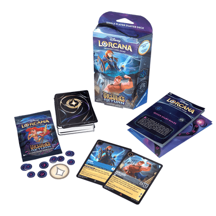 Disney Lorcana Trading Card Game: Ursula's Return - Starter Deck (Anna & Hercules)