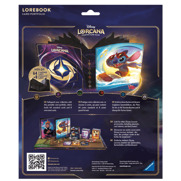 Disney Lorcana Trading Card Game: Stitch Card Portfolio