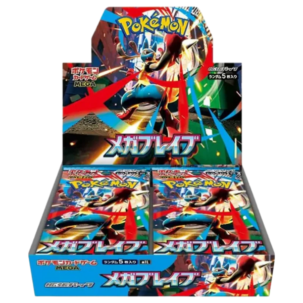 Pokemon TCG: Mega Evolution - Mega Brave - Booster Box (Japanese Shrink Wrapped)