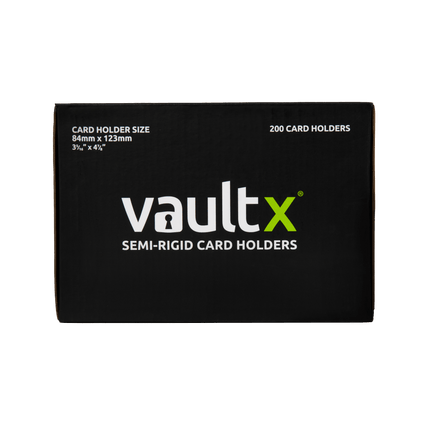 Vault X: Semi-Rigid Card Holders (200 Pack)