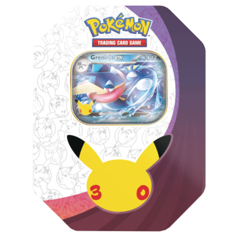 Pokemon TCG: 30th Celebration - EX Tin (Greninja)