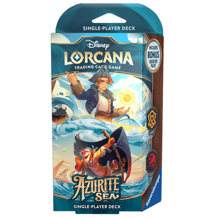 Disney Lorcana Trading Card Game: Azurite Sea - Starter Deck (Jim Hawkins & Tigger)