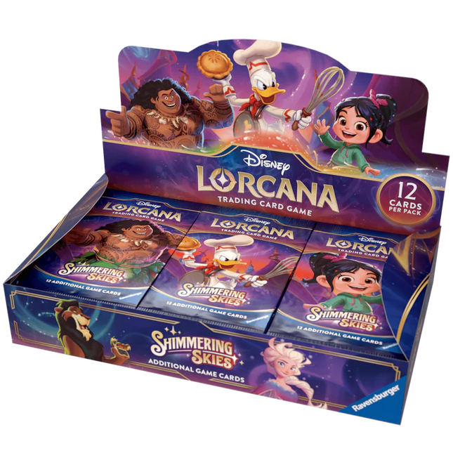 Disney Lorcana Trading Card Game: Shimmering Skies - Booster Box