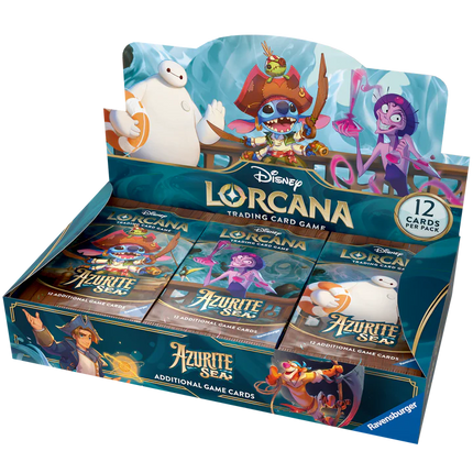 Disney Lorcana Trading Card Game: Azurite Sea - Booster Box