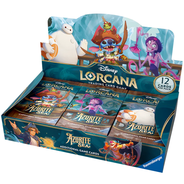 Disney Lorcana Trading Card Game: Azurite Sea - Booster Box