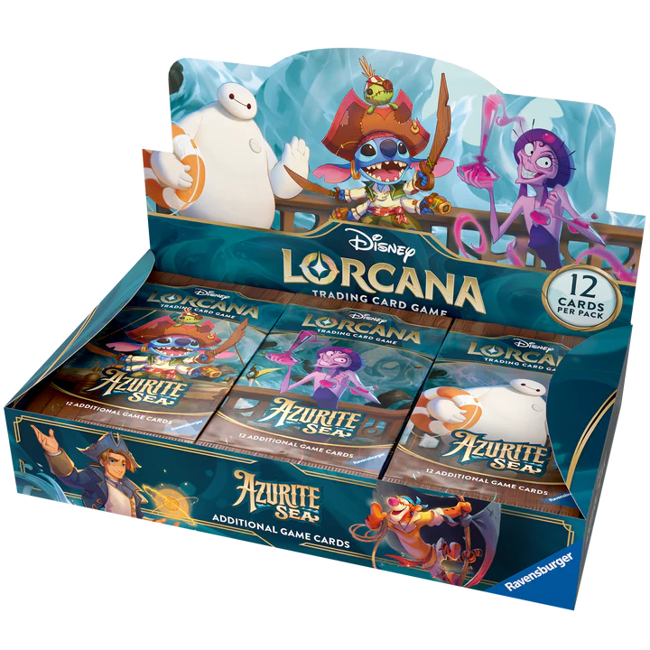 Disney Lorcana Trading Card Game: Azurite Sea - Booster Box