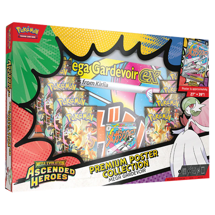 Pokemon TCG: Mega Evolution - Ascended Heroes - Premium Poster Collection - Mega Gardevoir