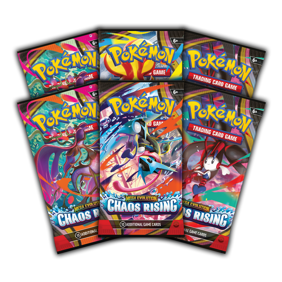 Pokemon TCG: Chaos Rising - 6x Booster Pack Bundle
