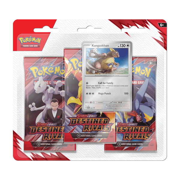 Pokemon TCG: Destined Rivals - 3 Pack Blister (Kangaskhan)