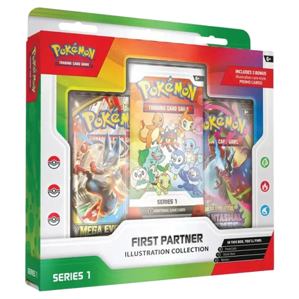 Pokemon TCG: First Partner Illustration Collection Box (Series 1)