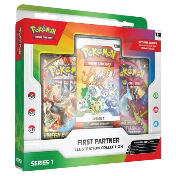 Pokemon TCG: First Partner Illustration Collection Box (Series 1)