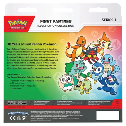 Pokemon TCG: First Partner Illustration Collection Box (Series 1)