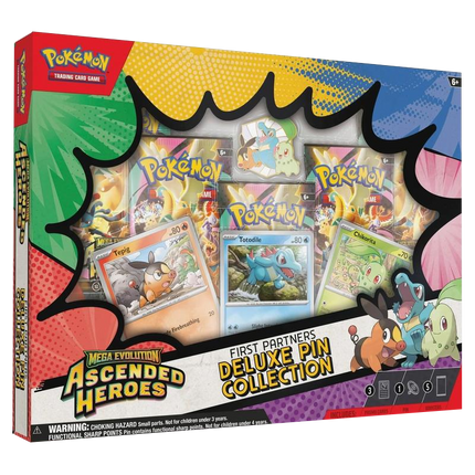 Pokemon TCG: Mega Evolution - Ascended Heroes - Deluxe Pin Collection - First Partners