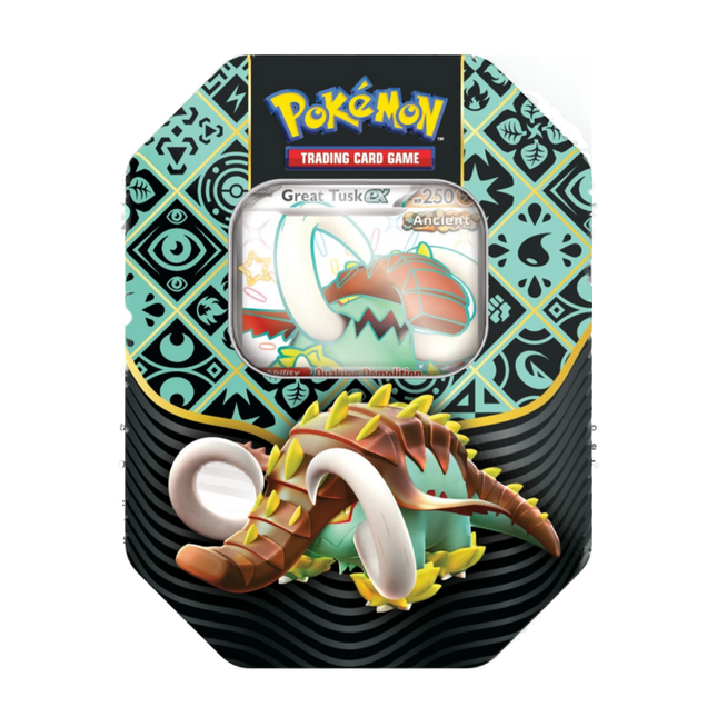 Pokemon TCG: Paldean Fates Tin - Great Tusk