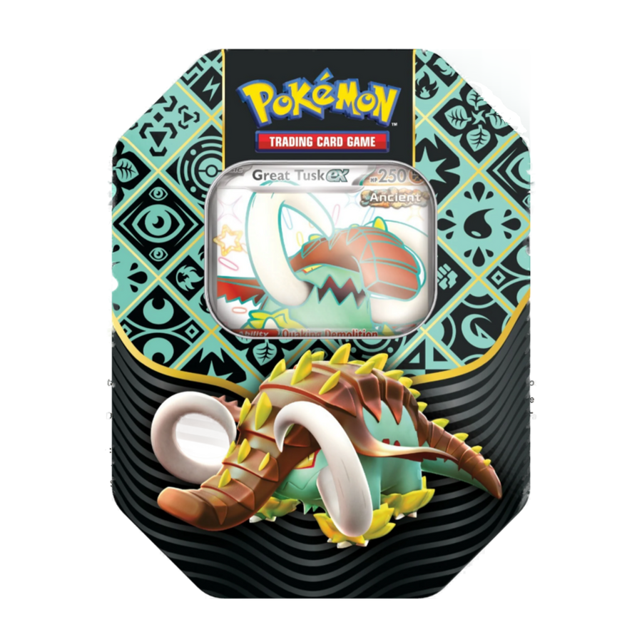 Pokemon TCG: Paldean Fates Tin - Great Tusk
