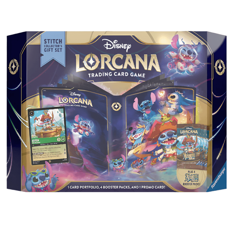 Disney Lorcana Trading Card Game: Azurite Sea - Stitch Collector's Gift Set