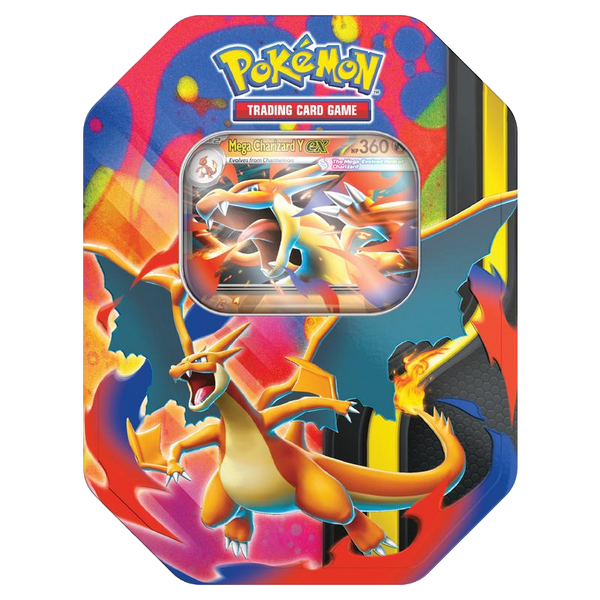 Pokemon TCG: Mega Evolution Tin - Mega Charizard Y ex