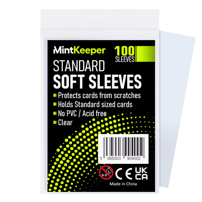 MintKeeper: Standard Soft Card Sleeves (100 Sleeves)