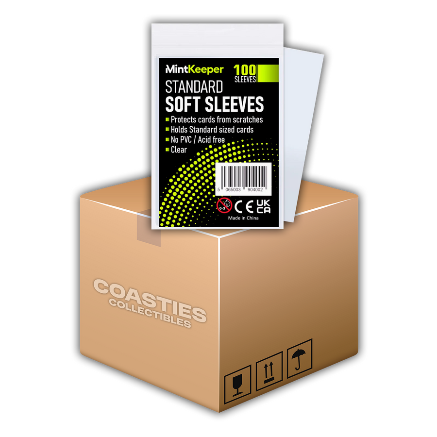 MintKeeper: Standard Soft Card Sleeves - Case of 100 Packs (10,000 Sleeves)