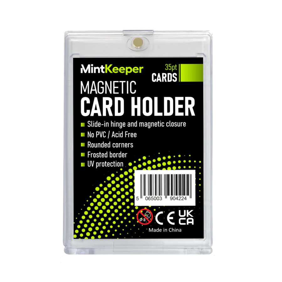 magnetic card sleeve 35 pt Holder for Sleeved Cards as the foil layer can get scratched if dust is on the card when it is placed in the magnetic Card Sleeves - Toploaders