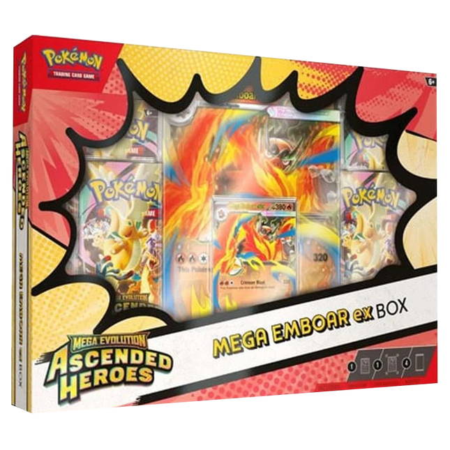 Pokemon TCG: Mega Evolution - Ascended Heroes - Mega Emboar ex Box