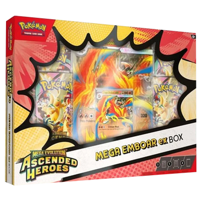 Pokemon TCG: Mega Evolution - Ascended Heroes - Mega Emboar ex Box