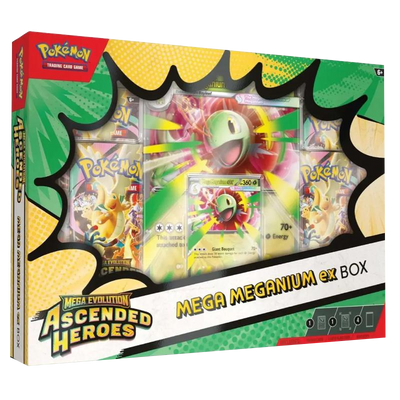Pokemon TCG: Mega Evolution - Ascended Heroes - Mega Meganium ex Box