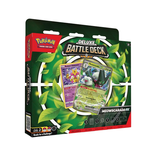Pokemon TCG: Meowscarada Ex Deluxe Battle Deck