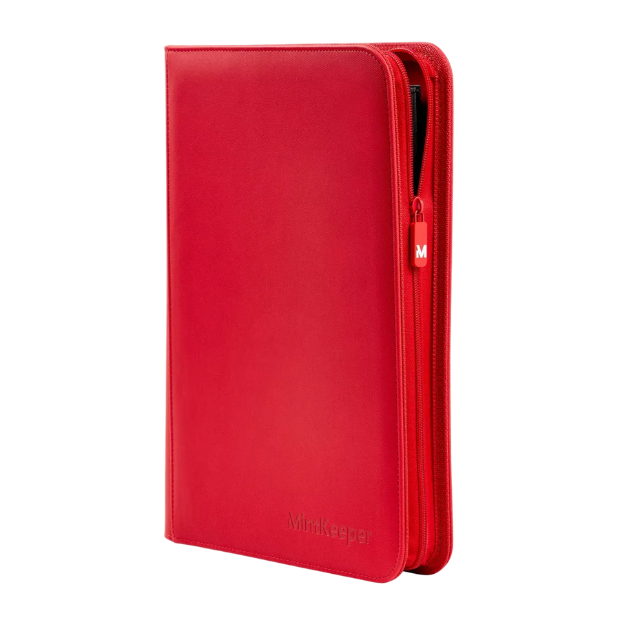 MintKeeper: 9-Pocket 252 Toploader Binder (Red)