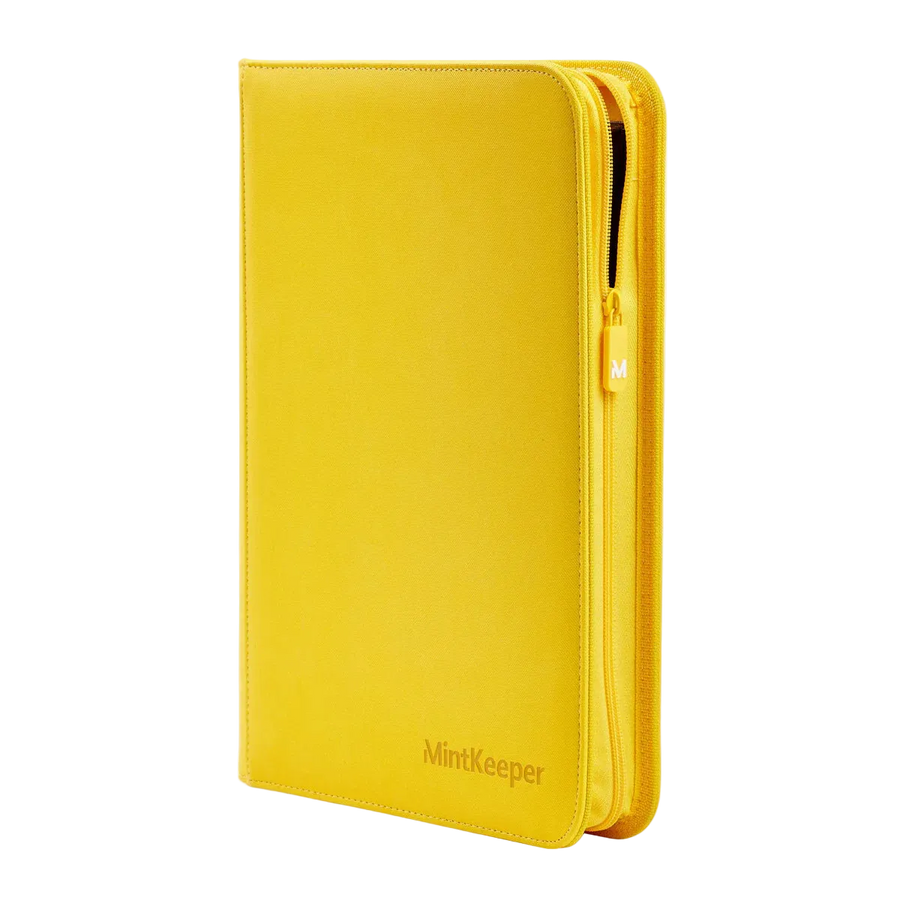 MintKeeper: 9-Pocket 252 Toploader Binder (Yellow)