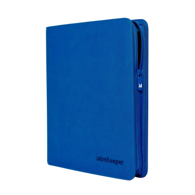 MintKeeper: 12-Pocket Premium Zip Binder (Blue)